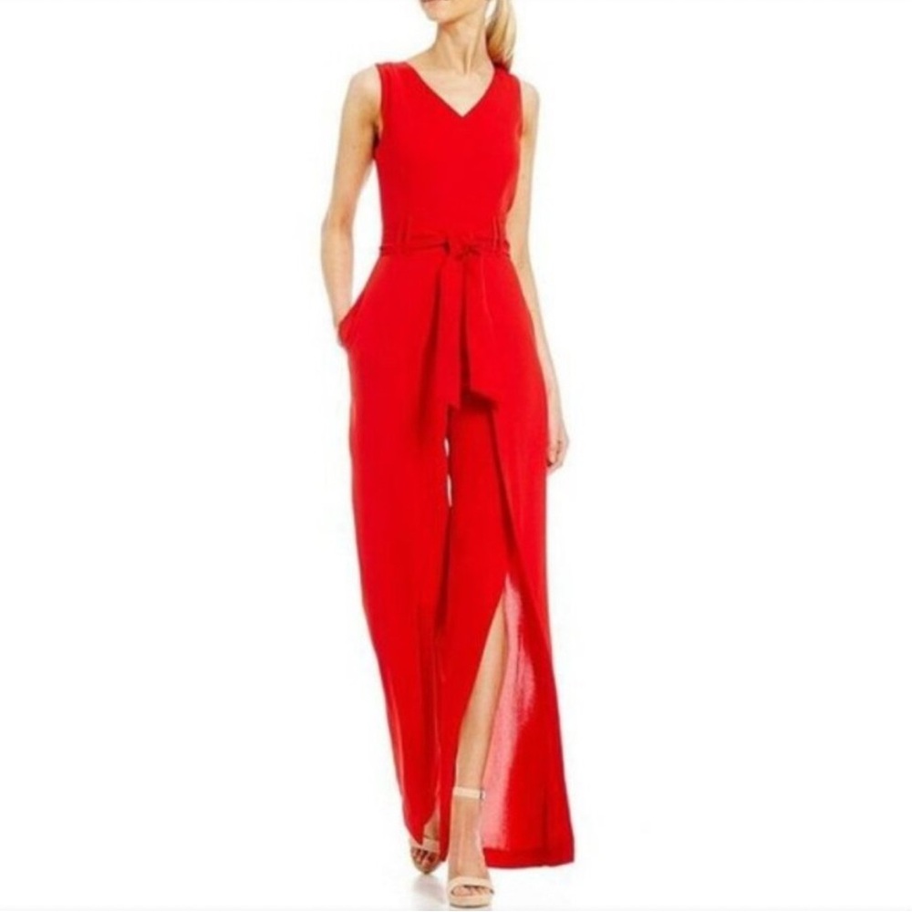🔥 Closet Sale! Anotnio Melani Red Hot Statement Jumpsuit